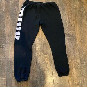 PINK Victoria's Secret Black Joggers